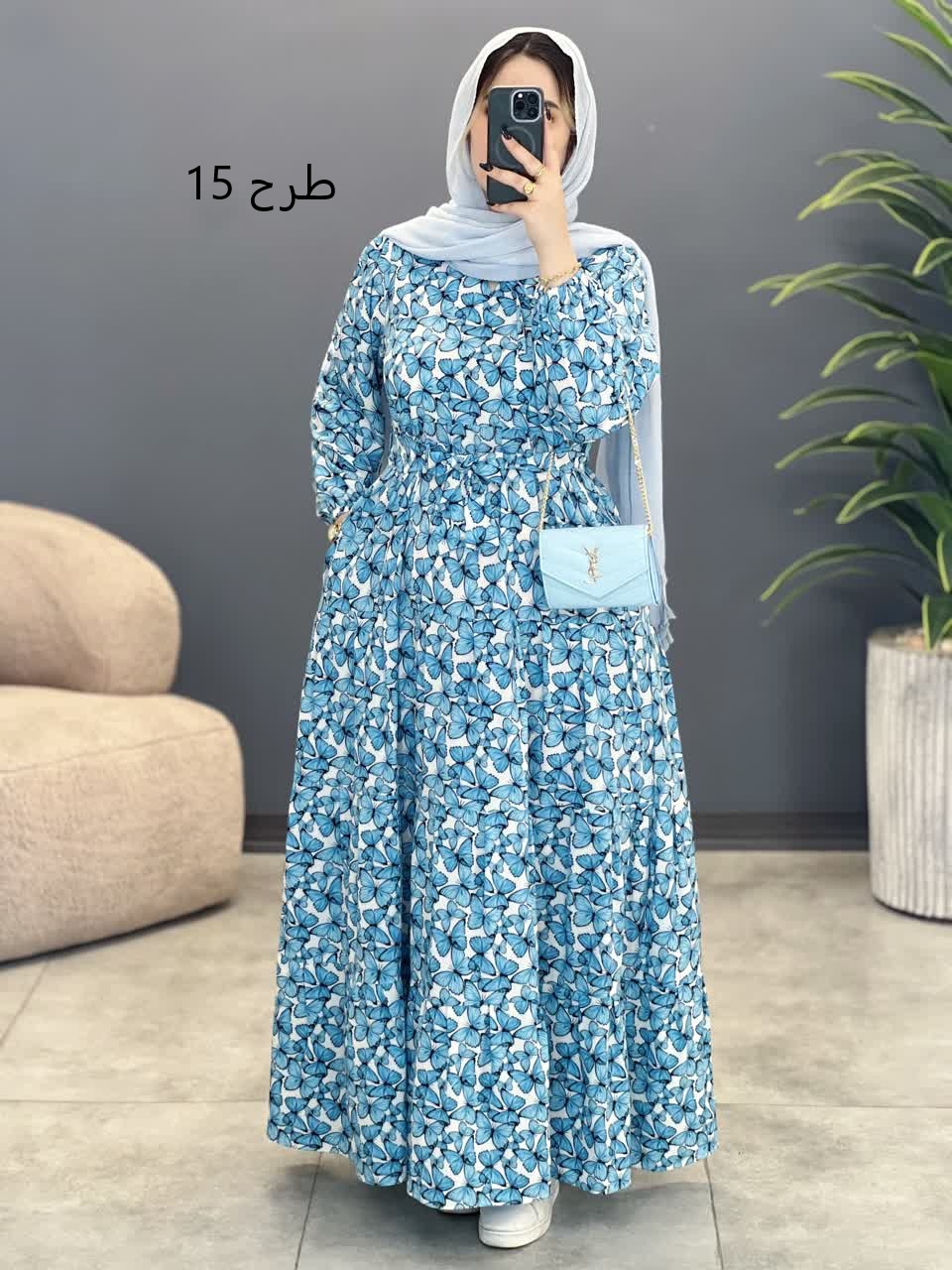 3163-پیراهن بلند نوردخت