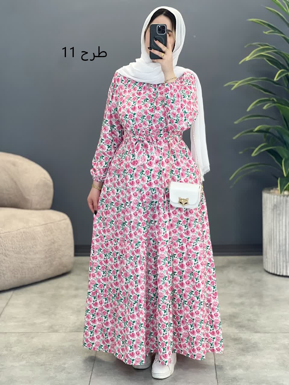 3163-پیراهن بلند نوردخت