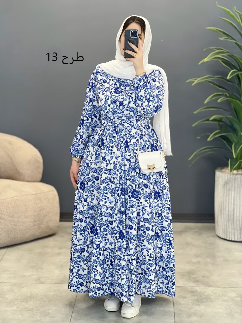 3163-پیراهن بلند نوردخت