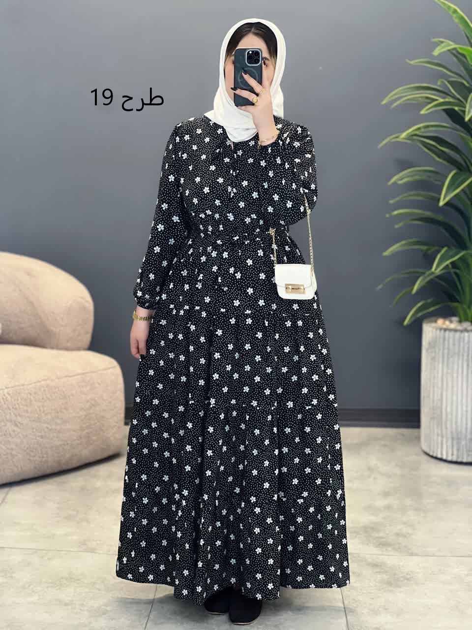 3163-پیراهن بلند نوردخت