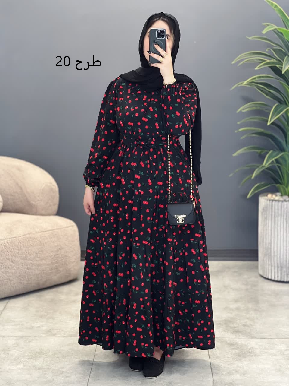 3163-پیراهن بلند نوردخت