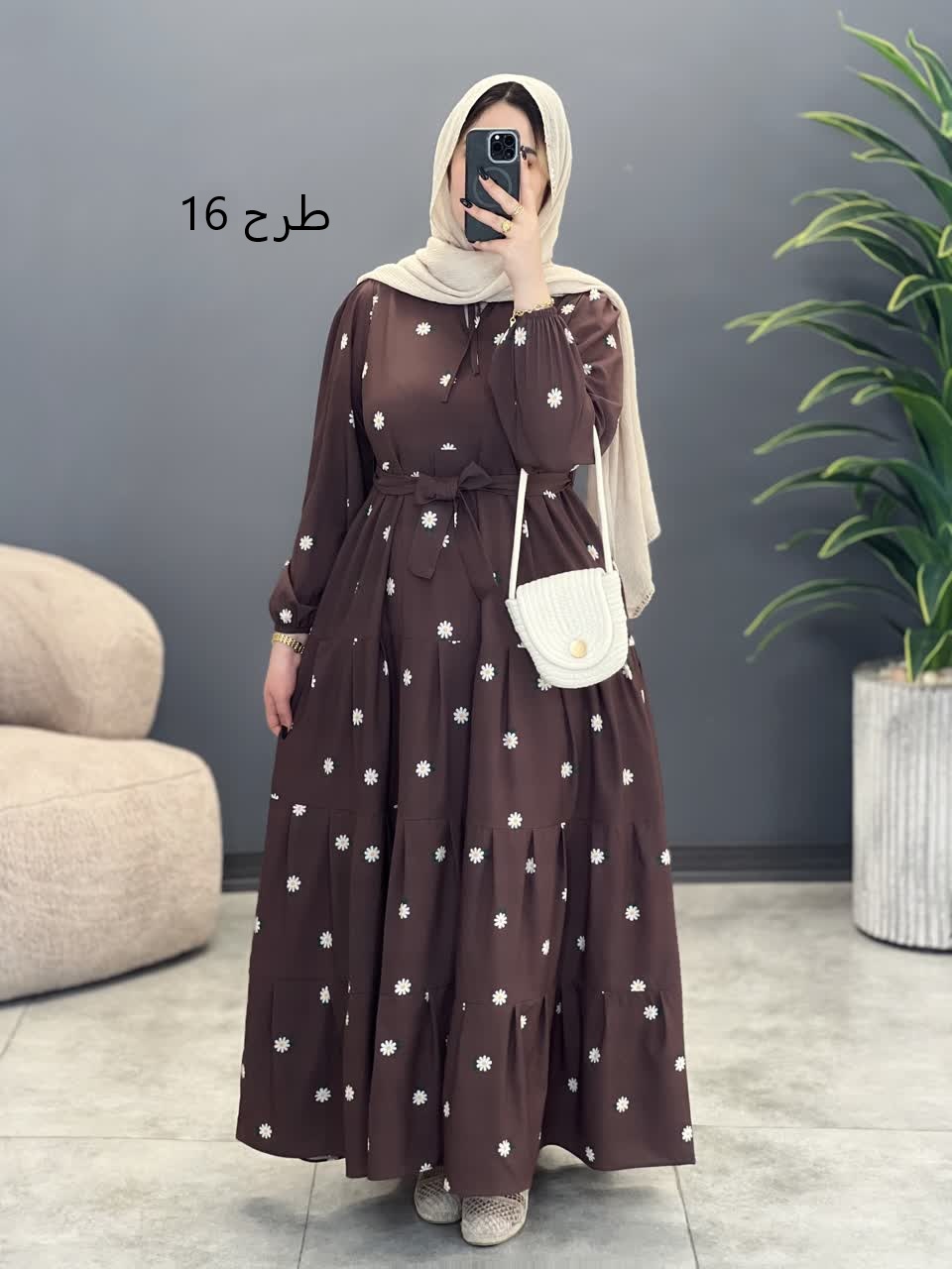 3163-پیراهن بلند نوردخت