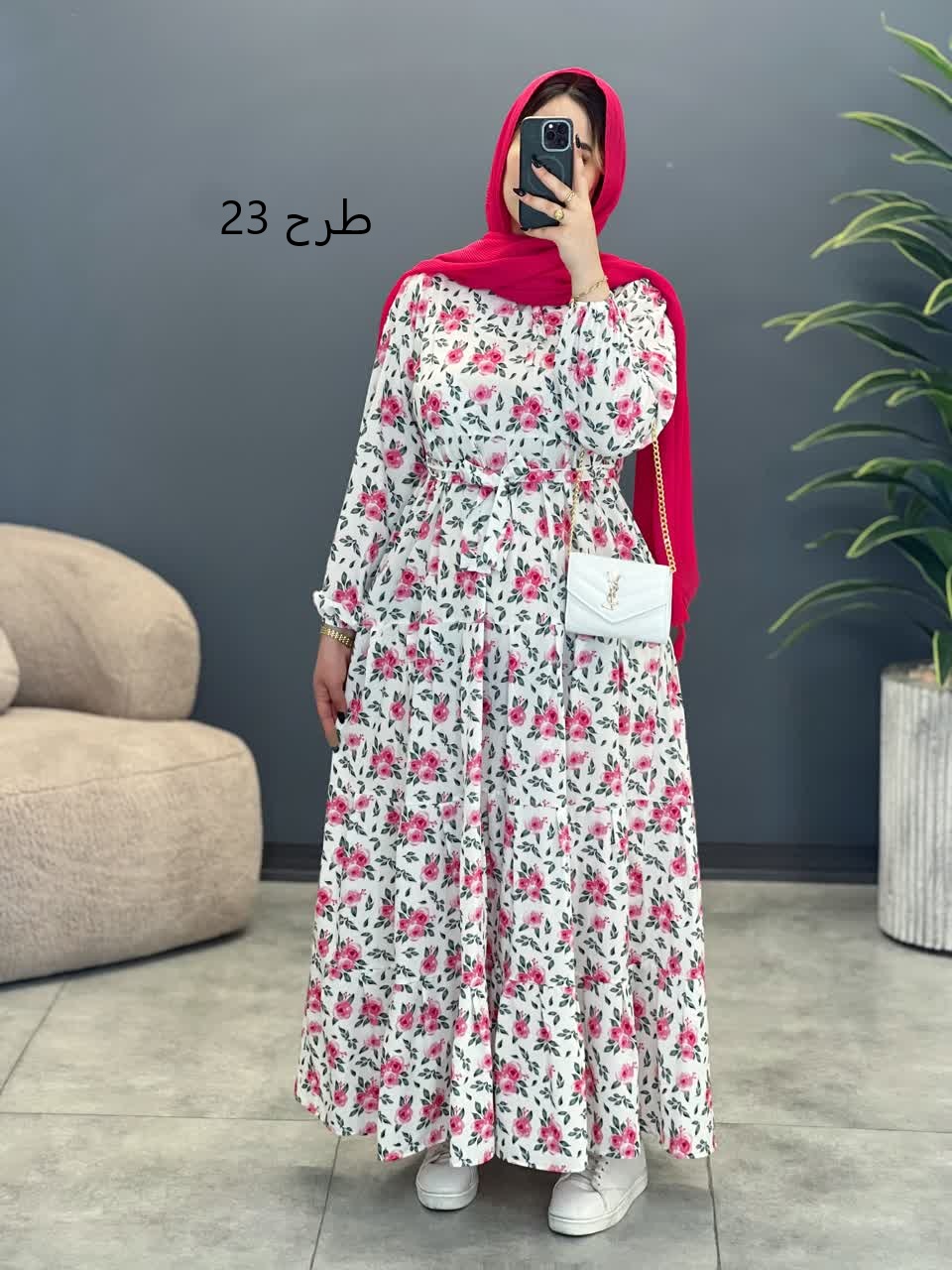 3163-پیراهن بلند نوردخت