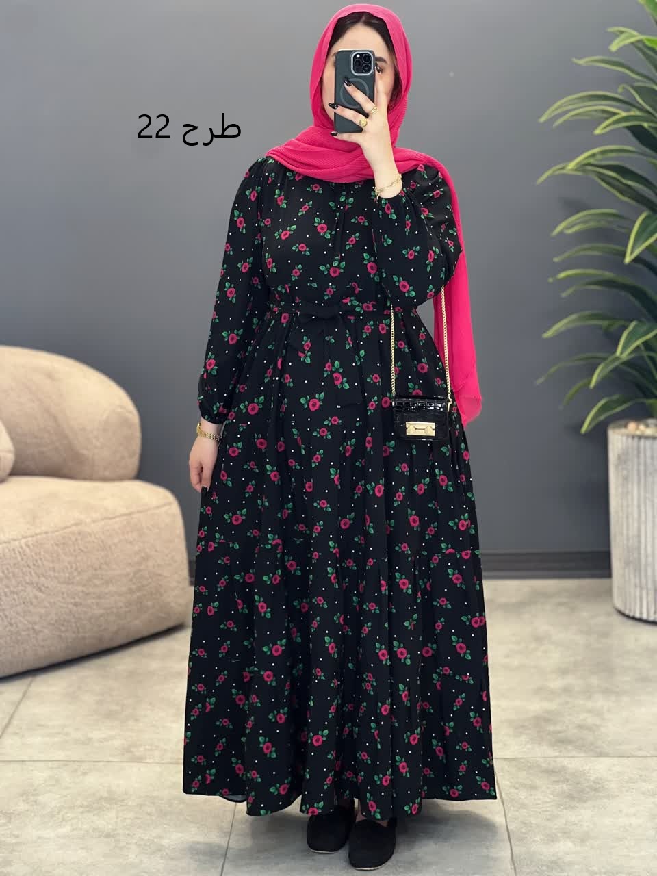 3163-پیراهن بلند نوردخت