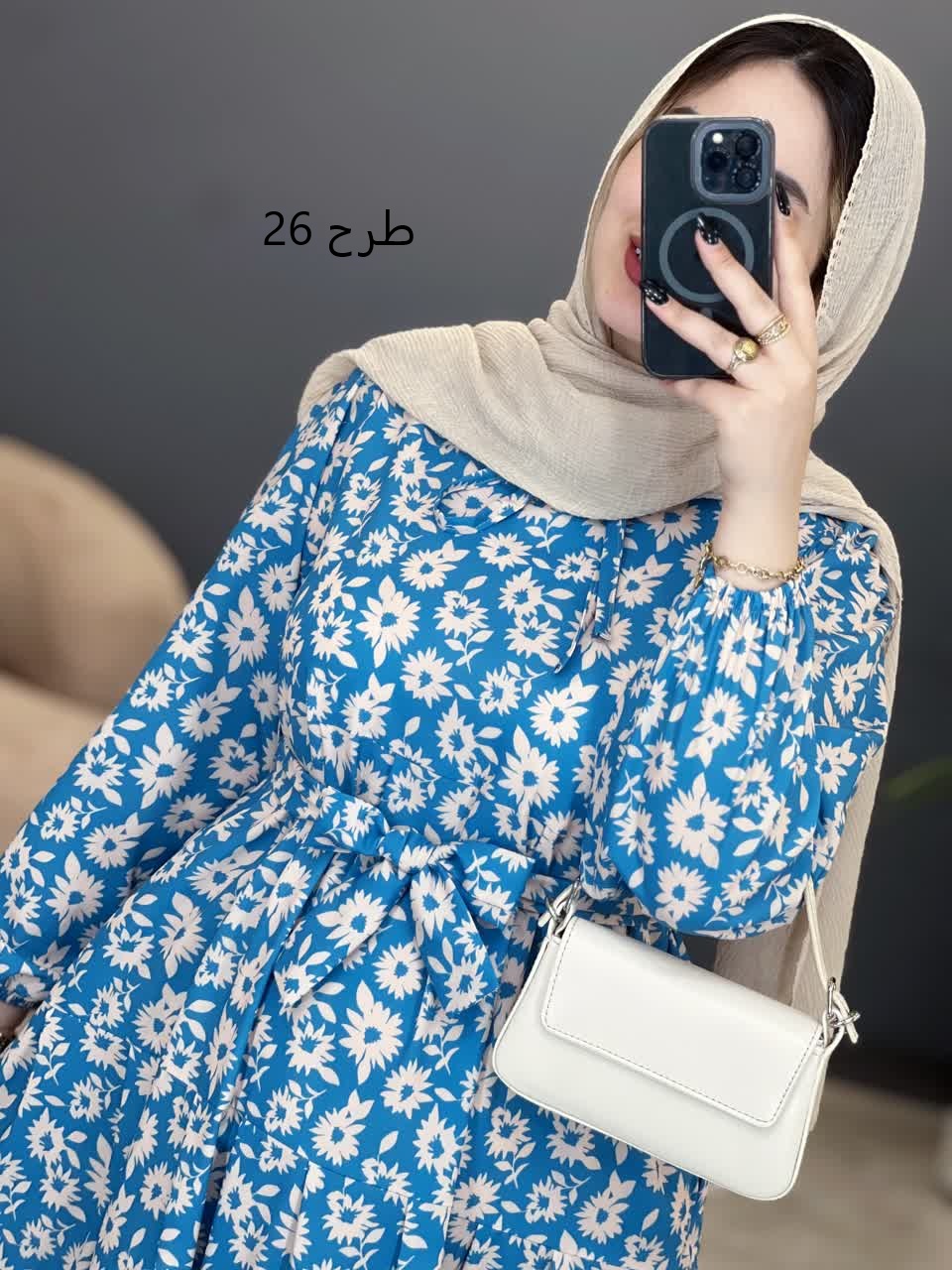 3163-پیراهن بلند نوردخت