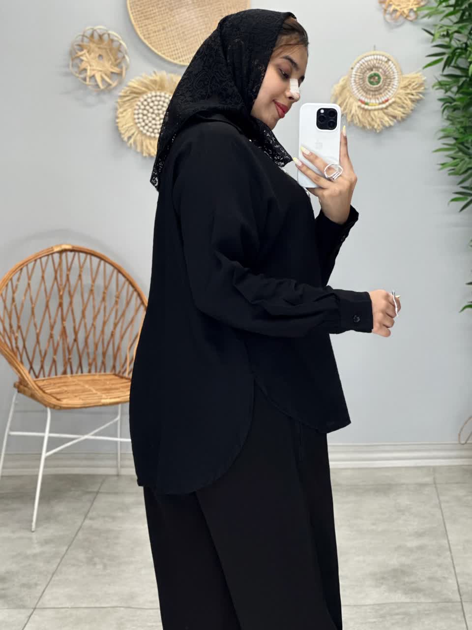 3164-شومیز بابوس لیندا(ویژه محرم)