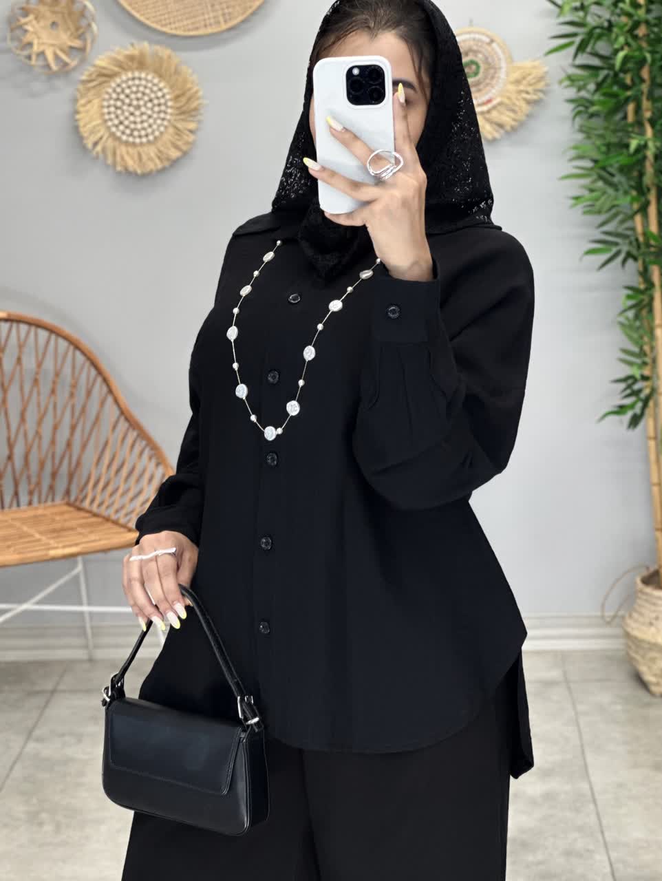 3164-شومیز بابوس لیندا(ویژه محرم)