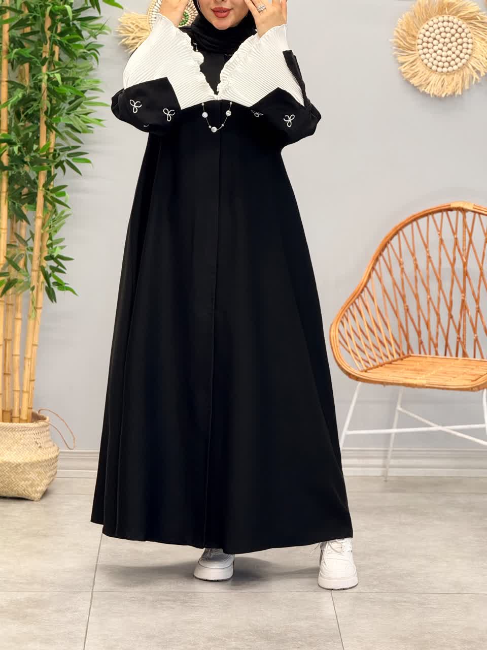 3168-عبایی مزونی هلیا