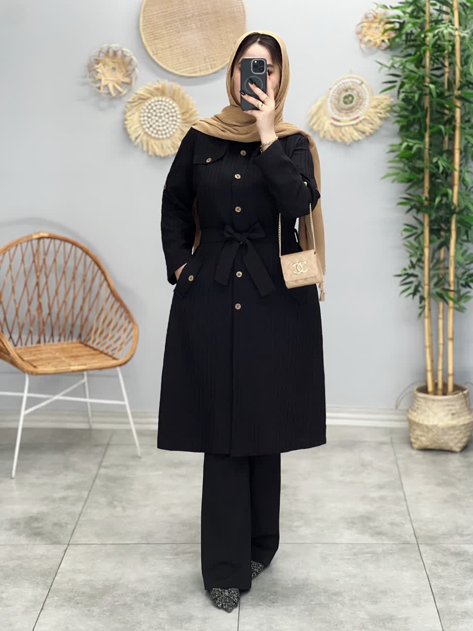 3169-مانتو مزونی ساغر