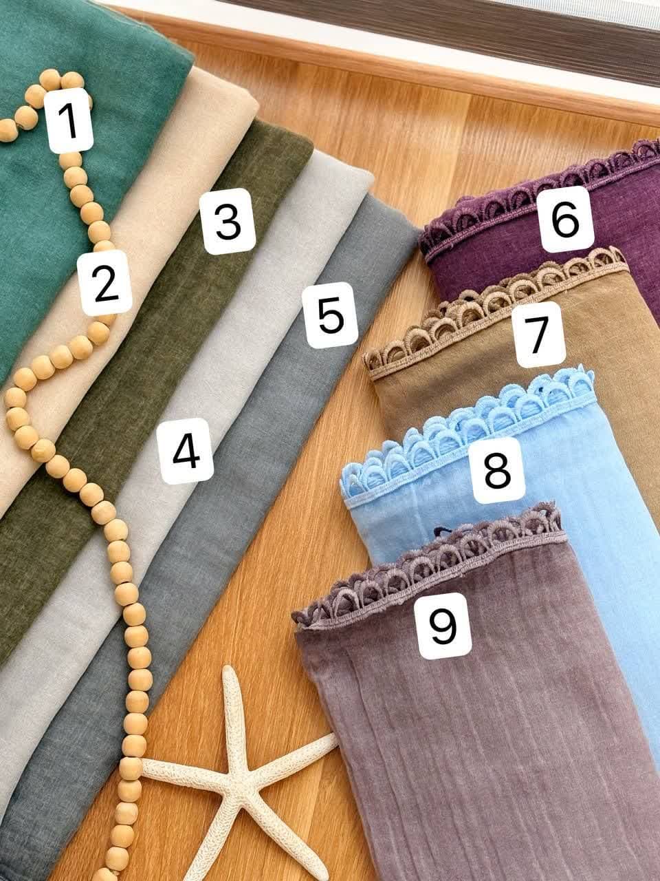 3181-شال دور دانتل وارداتی