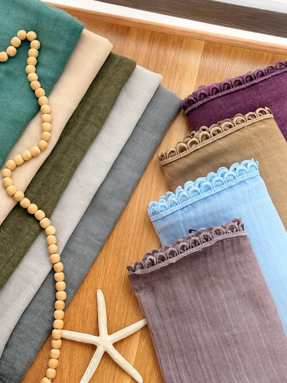 3181-شال دور دانتل وارداتی