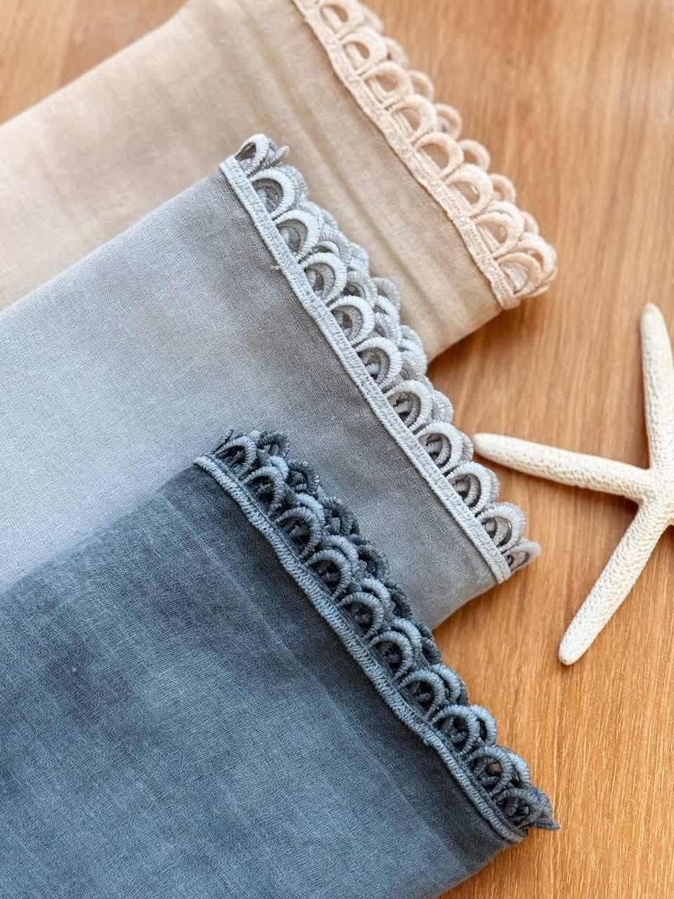 3181-شال دور دانتل وارداتی