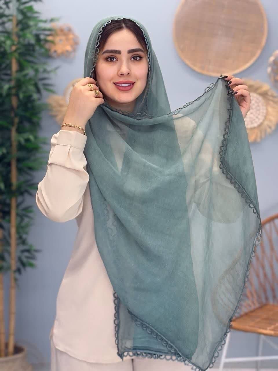 3181-شال دور دانتل وارداتی