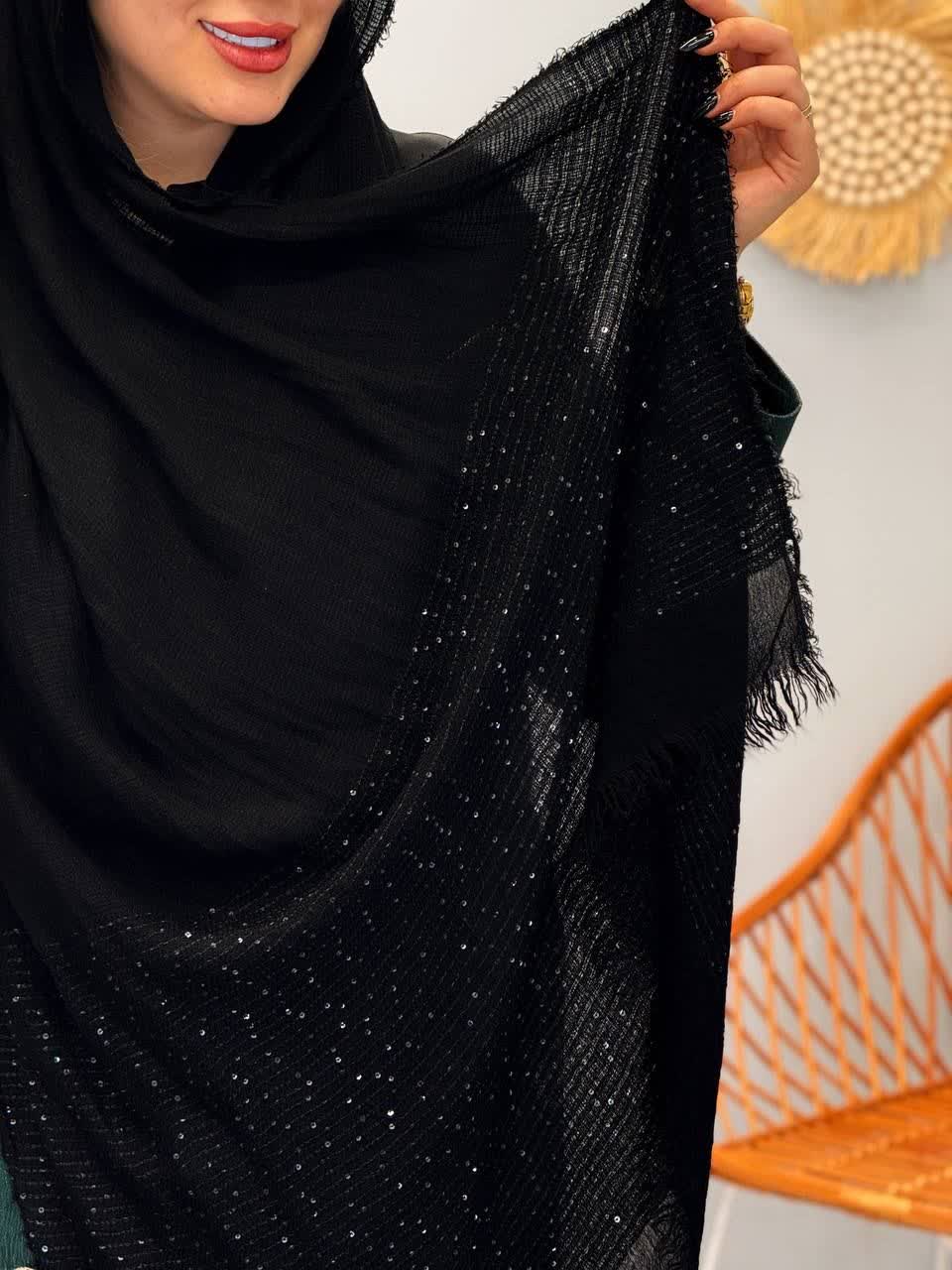 3210-شال پولکی ساره