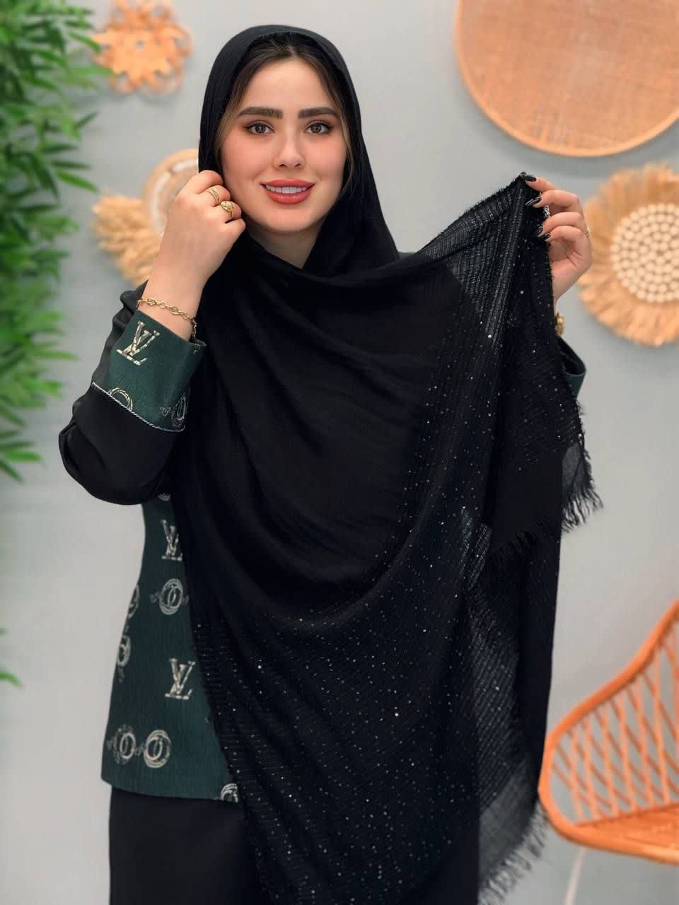 3210-شال پولکی ساره