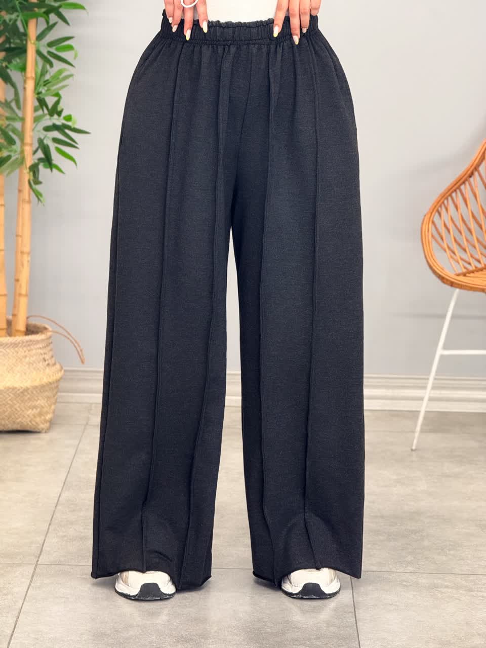 3216-شلوار بگ ملانژ