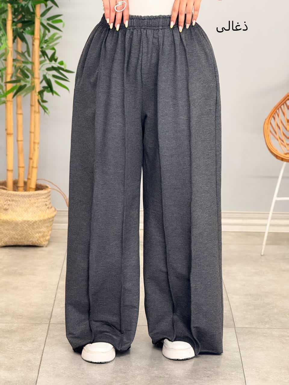 3216-شلوار بگ ملانژ