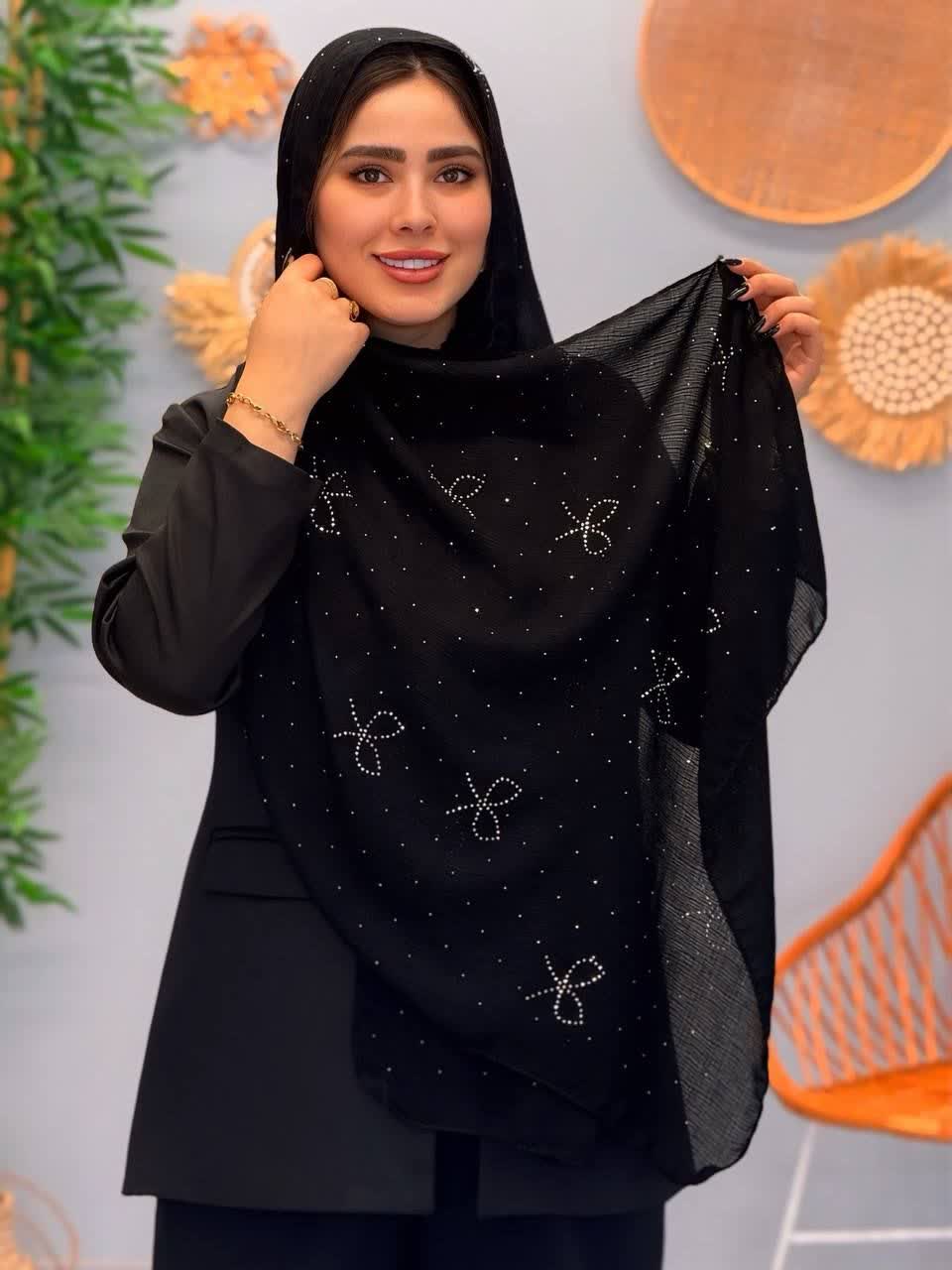 3221-شال درختی حاشیه