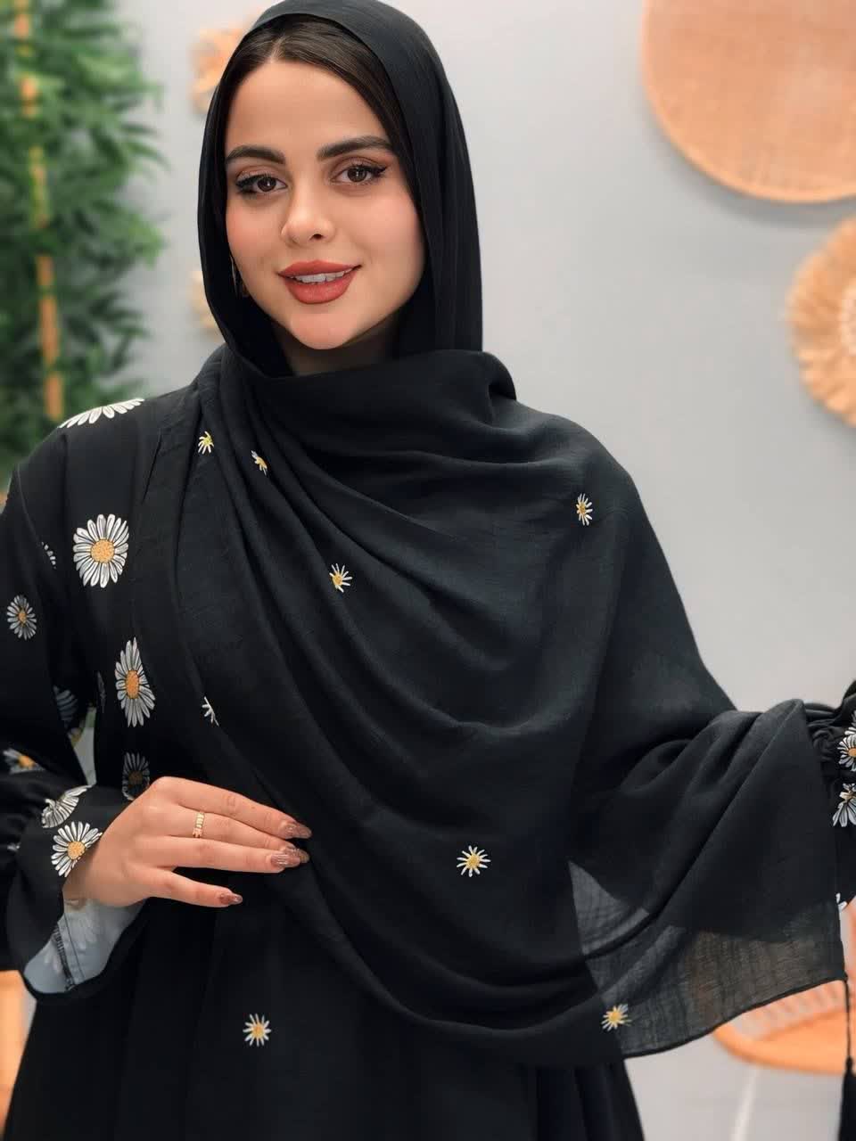 3227-شال بابونه اسلپ(ویژه محرم)