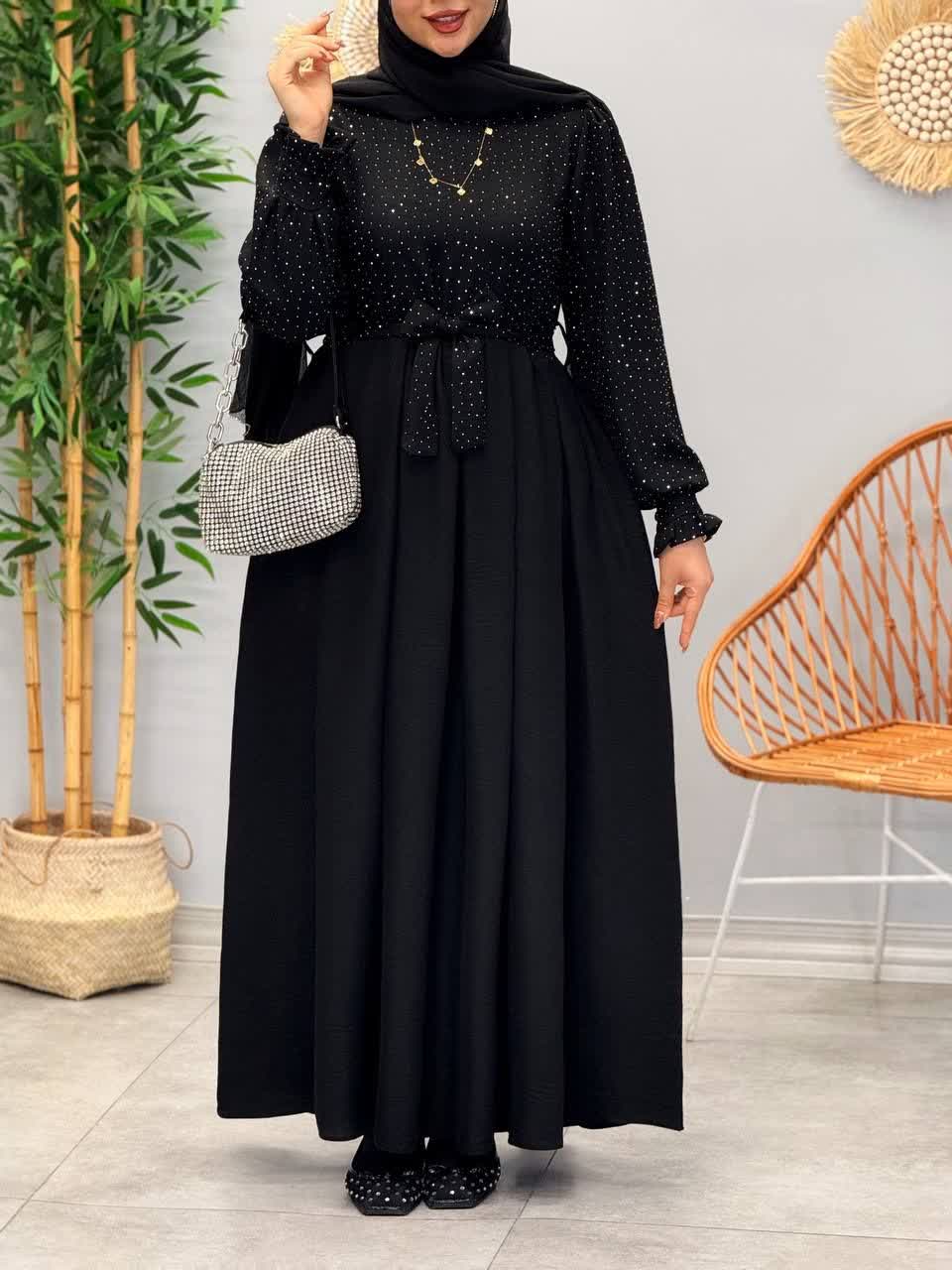 3228-پیراهن مزونی نگین