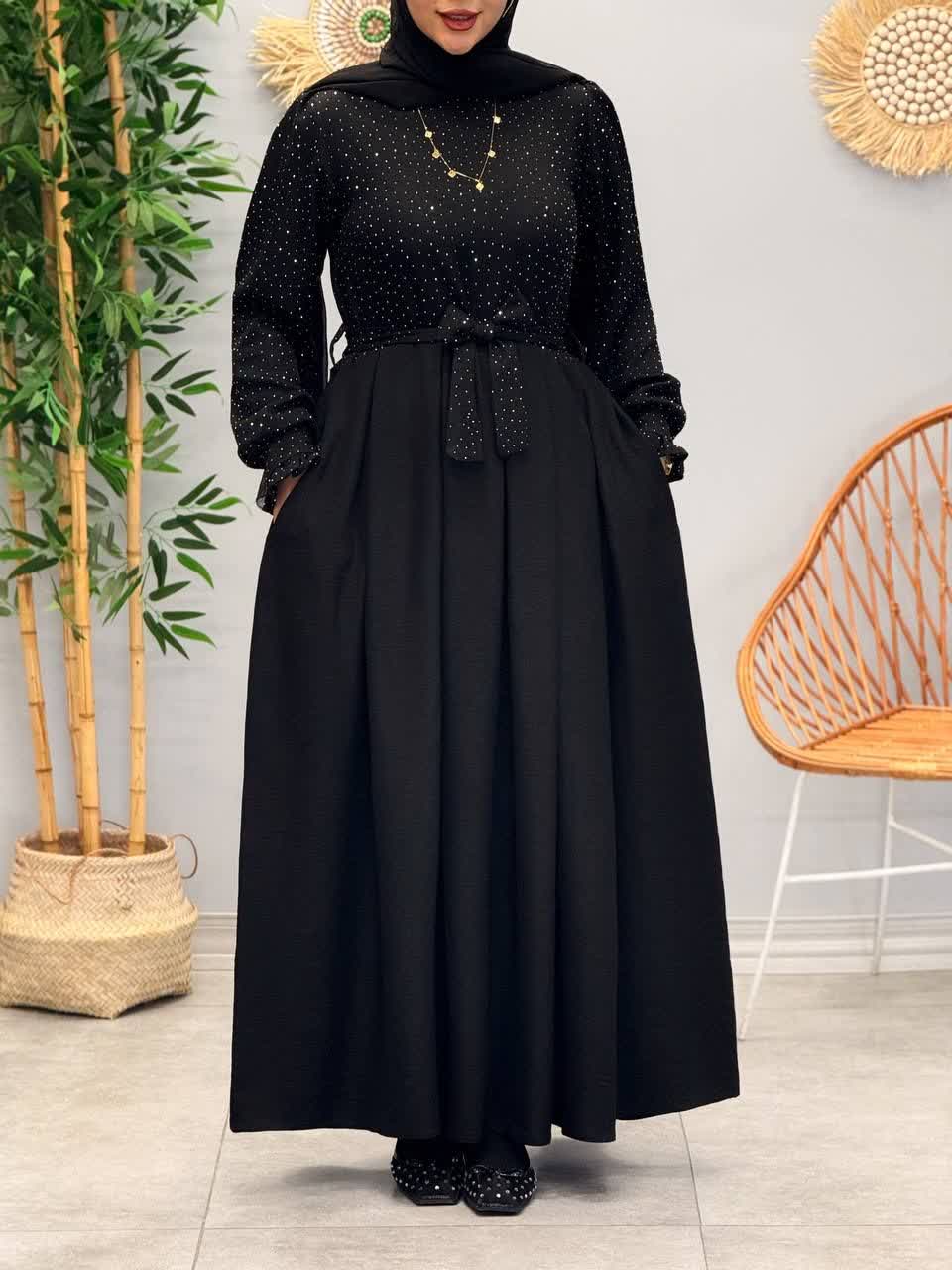 3228-پیراهن مزونی نگین