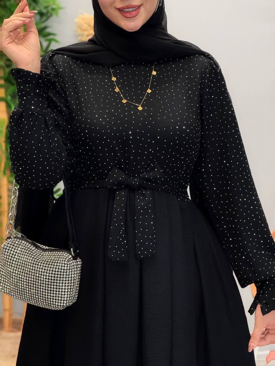 3228-پیراهن مزونی نگین