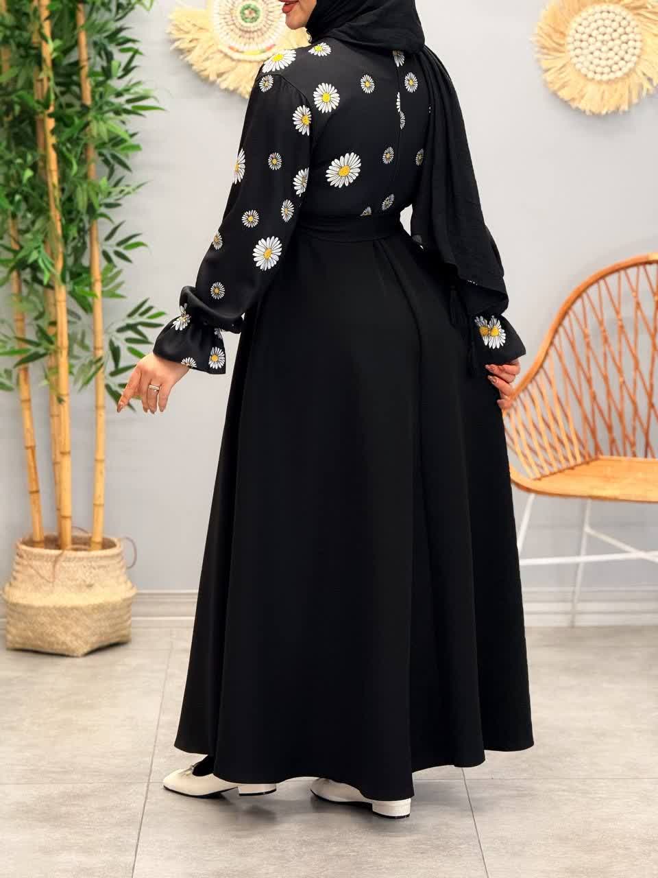 3225-پیراهن مزونی روشنا(ویژه محرم)