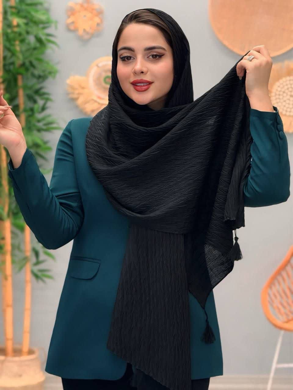 3236-شال پلیسه مشکات