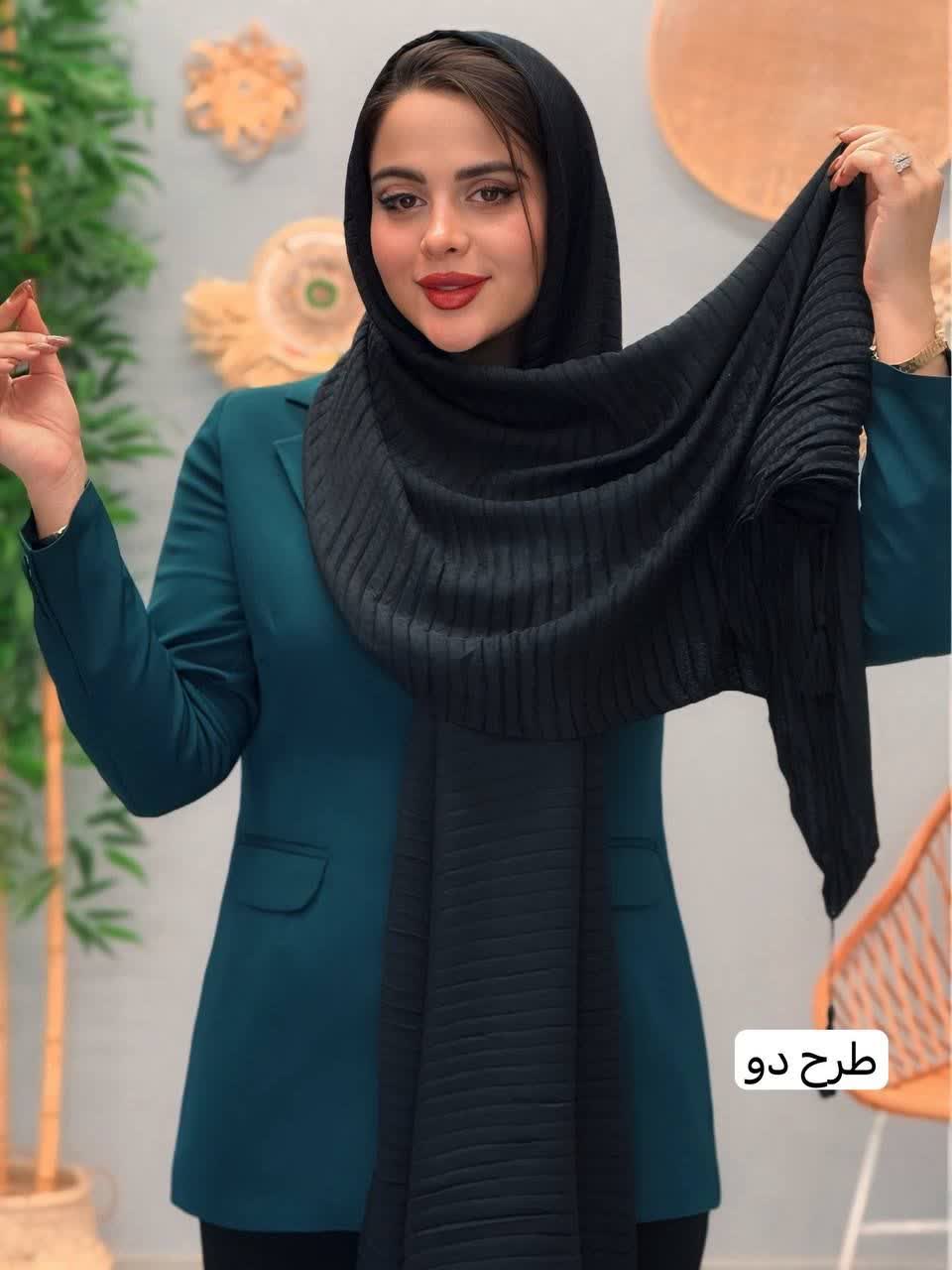 3236-شال پلیسه مشکات