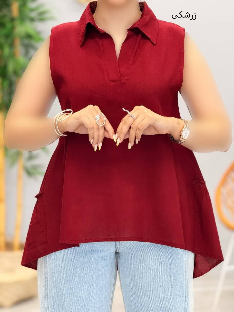 3241-شومیز یقه هفت