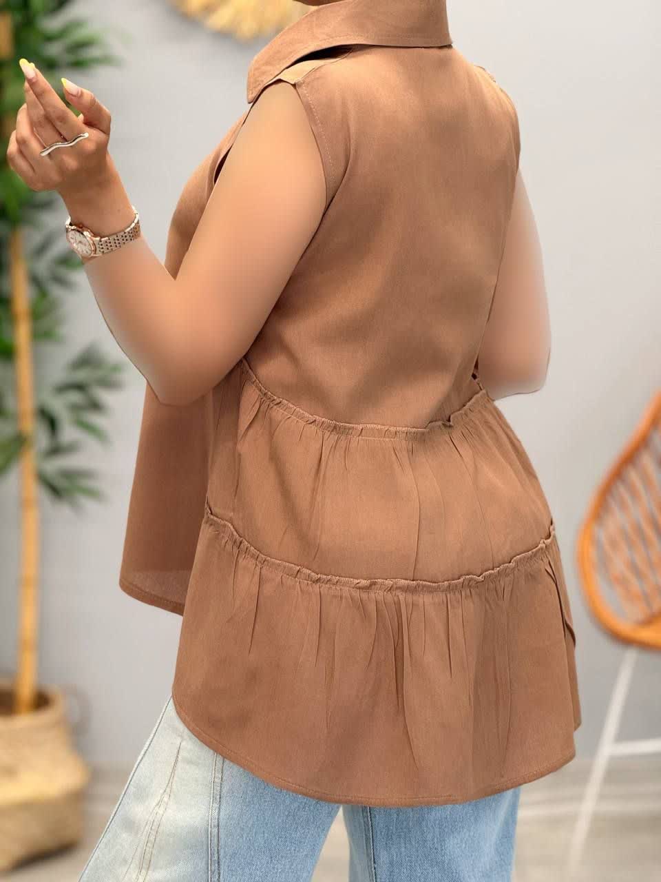 3241-شومیز یقه هفت