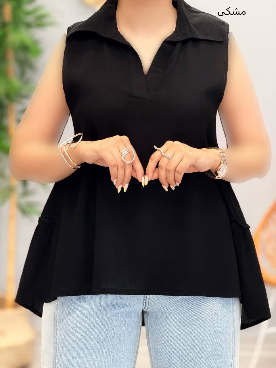 3241-شومیز یقه هفت