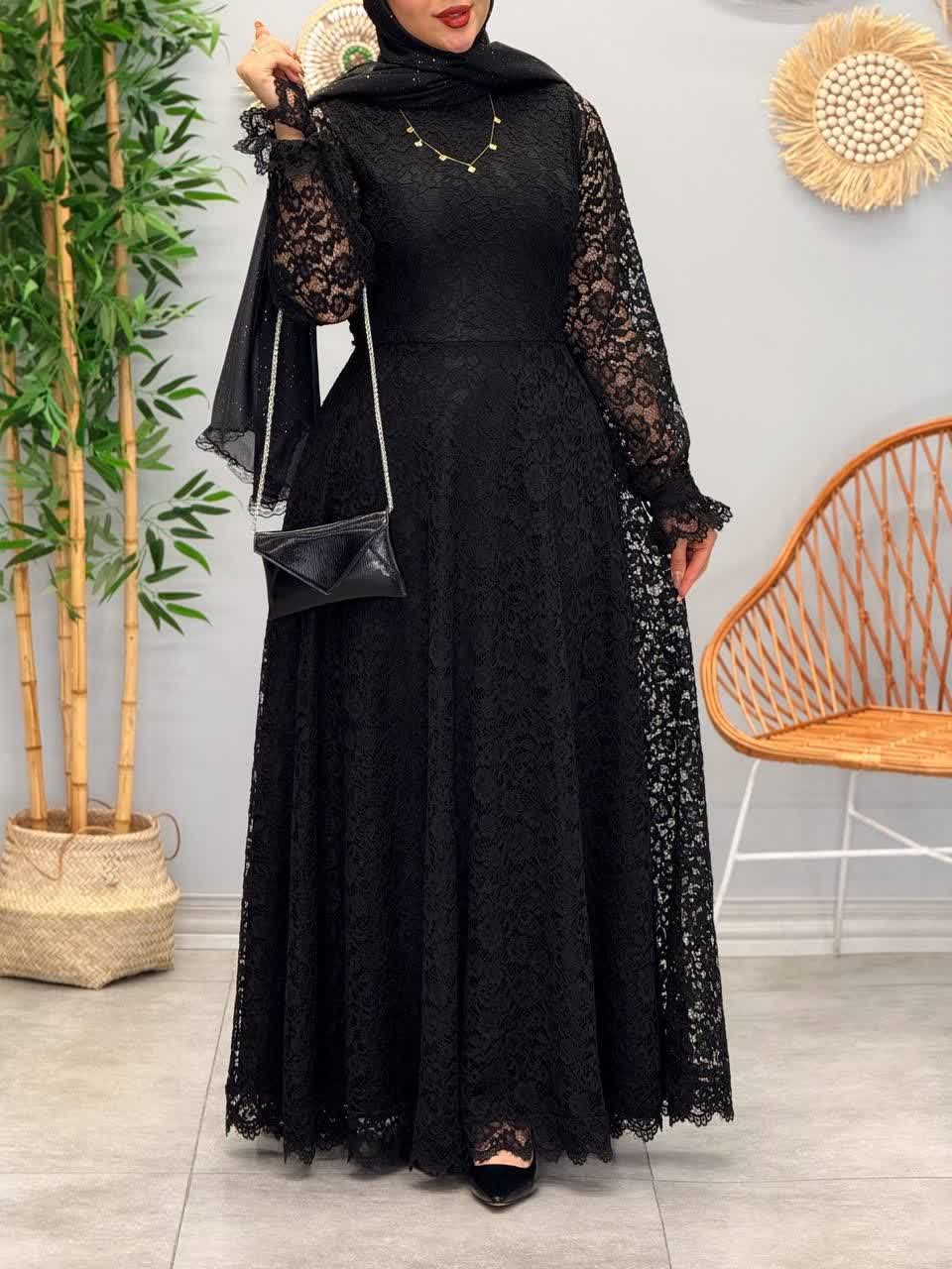 3244-ماکسی گیپور رویال(ویژه محرم)