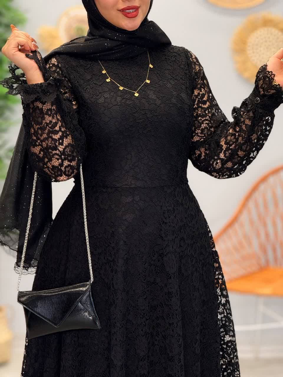 3244-ماکسی گیپور رویال(ویژه محرم)