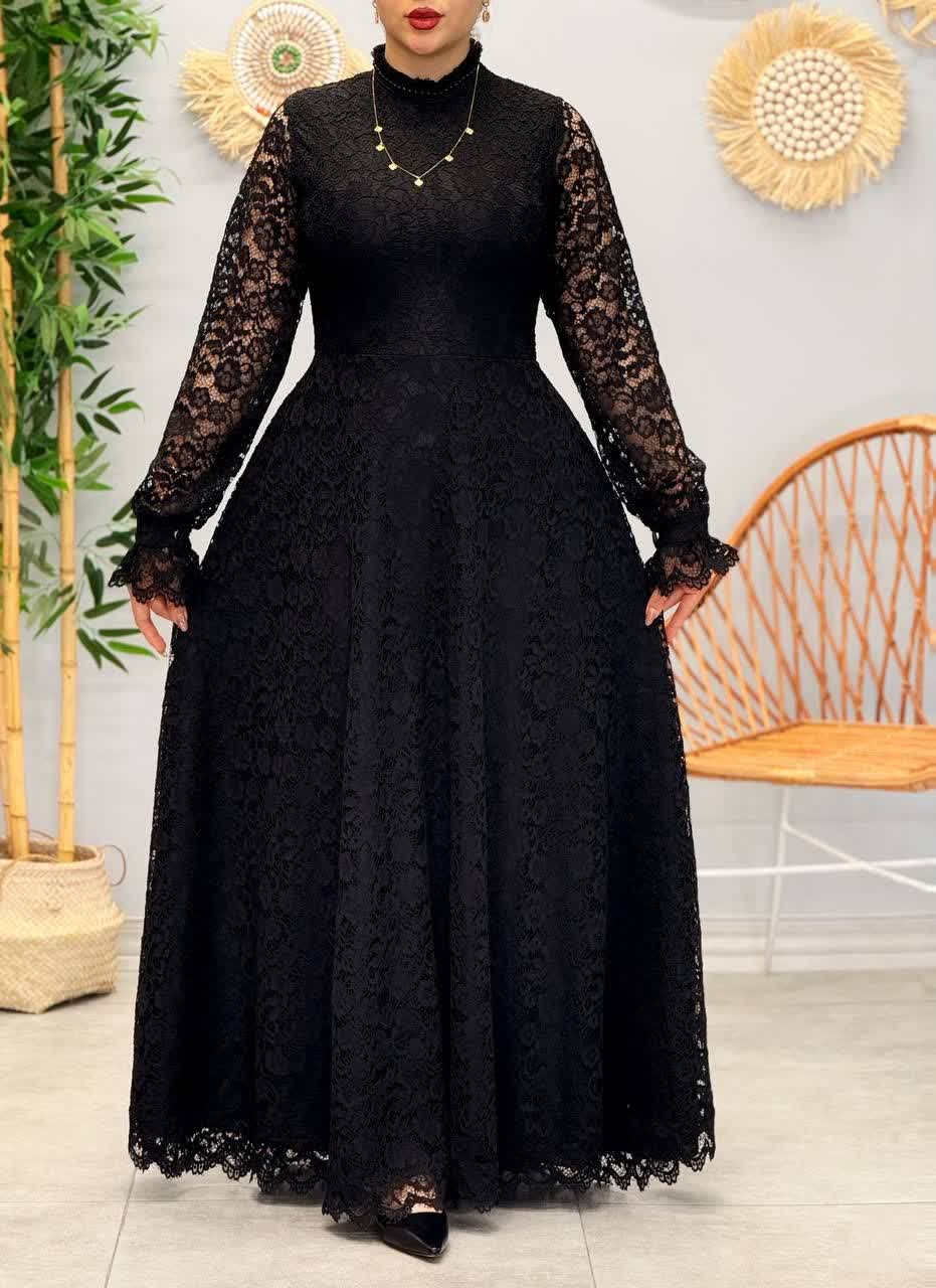 3244-ماکسی گیپور رویال(ویژه محرم)