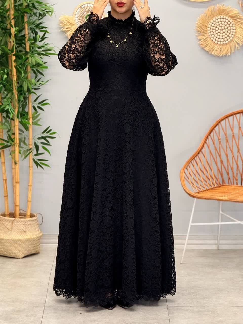 3244-ماکسی گیپور رویال(ویژه محرم)