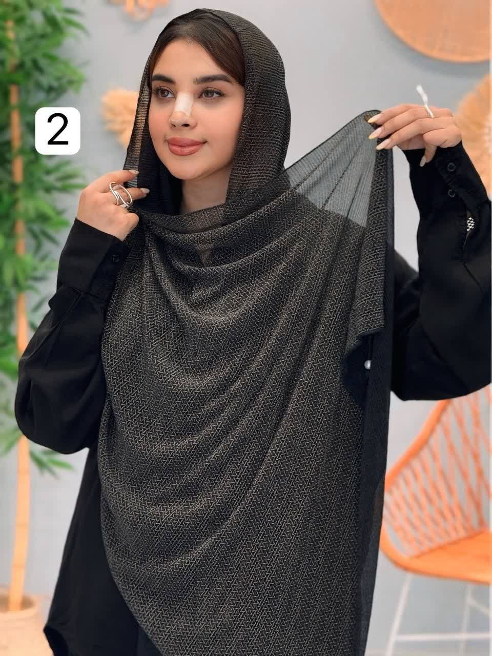 3247-شال مشکی آرامیس