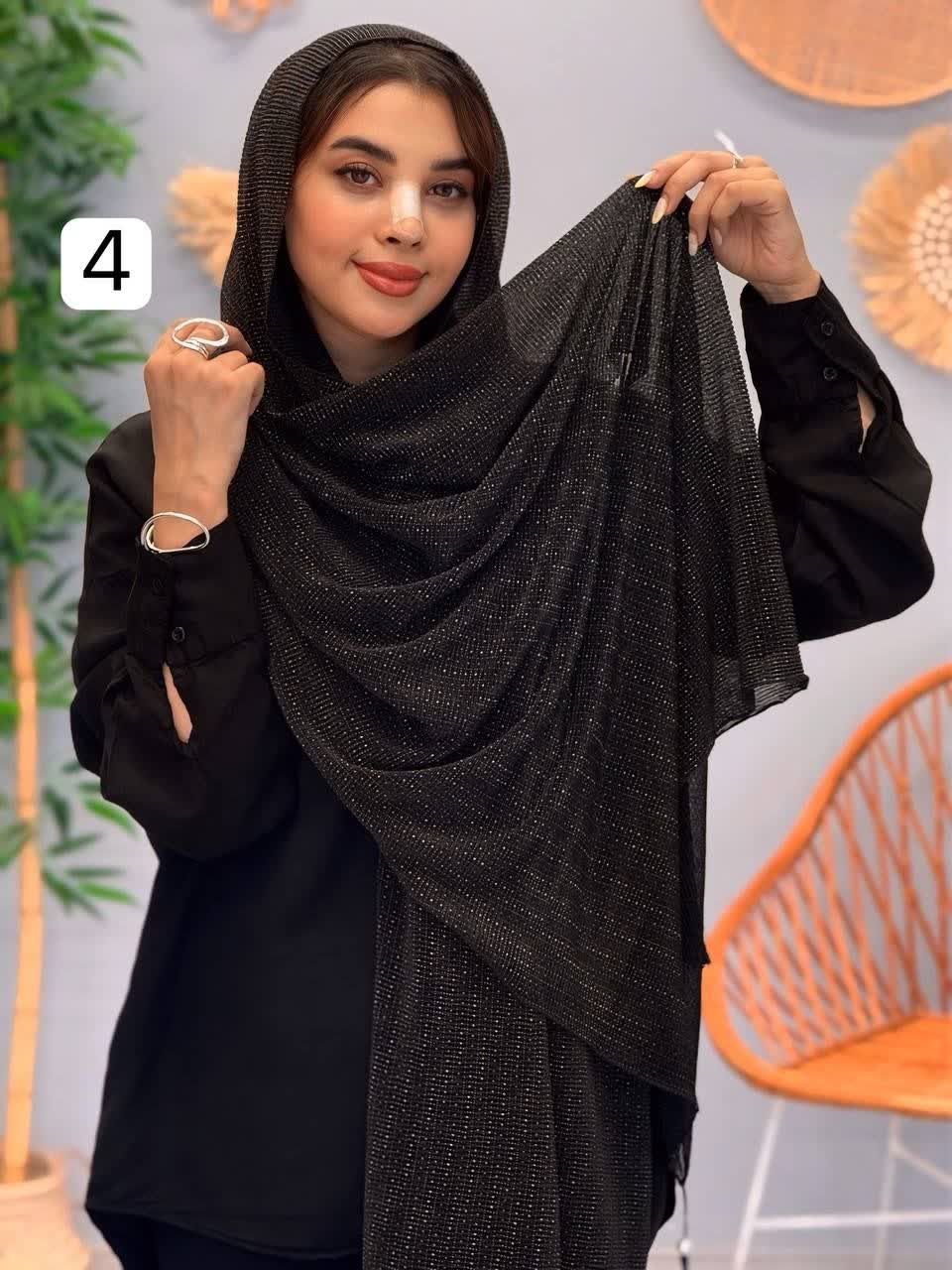 3247-شال مشکی آرامیس