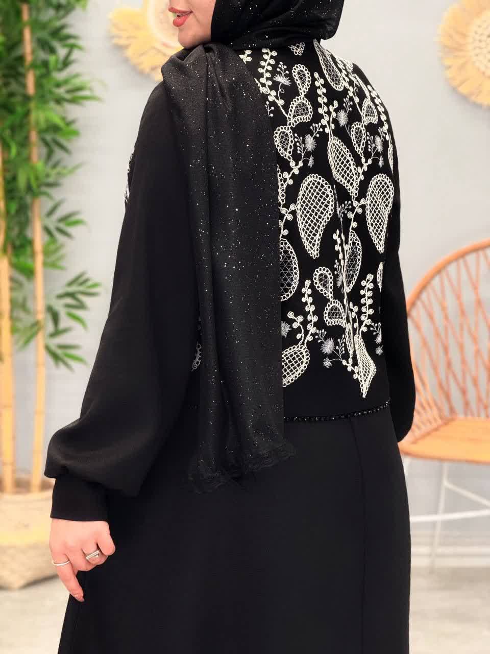 3258-ست جلیقه و پیراهن شهرزاد