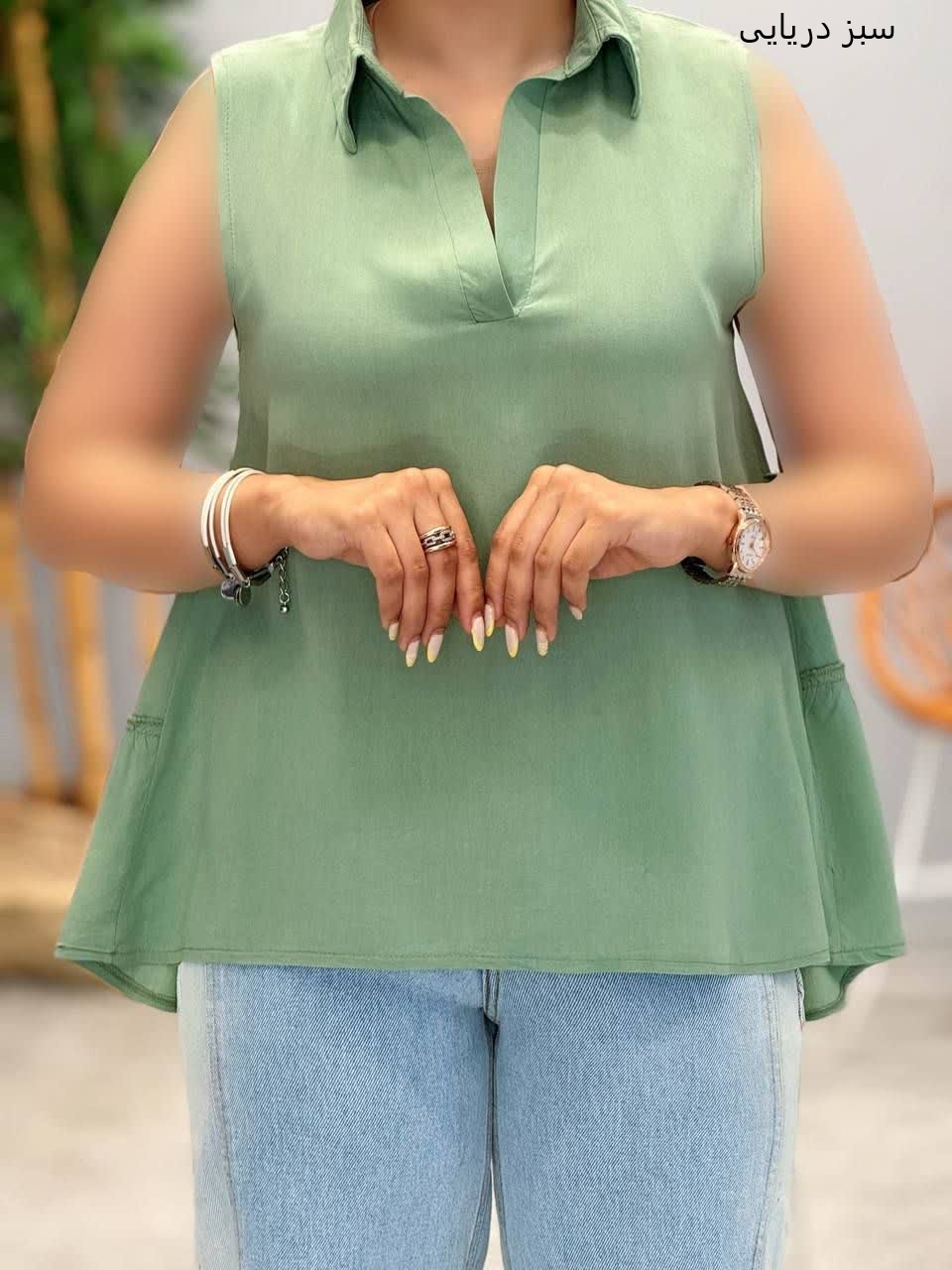 3241-شومیز یقه هفت