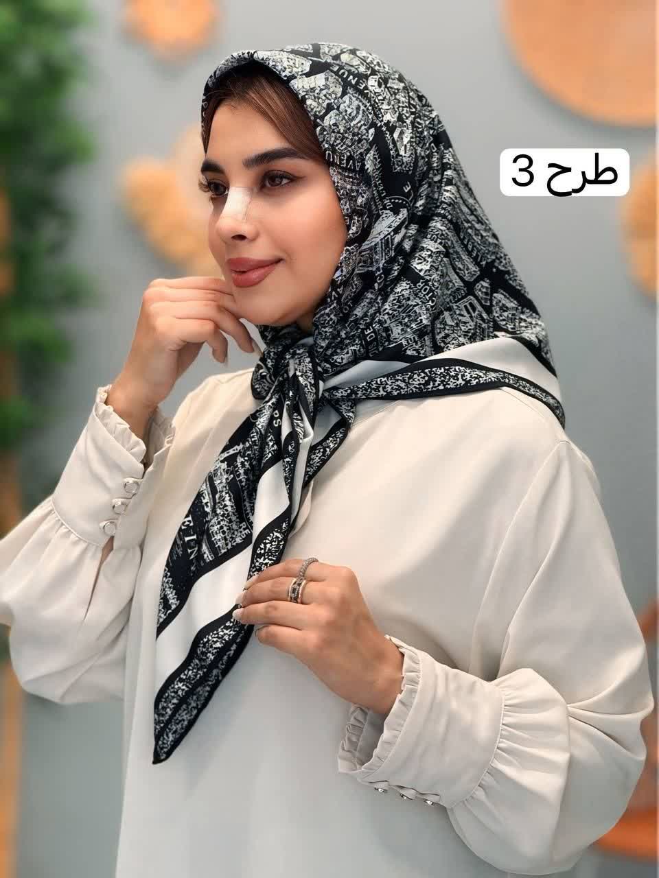 3265-روسری ابریشم وارداتی