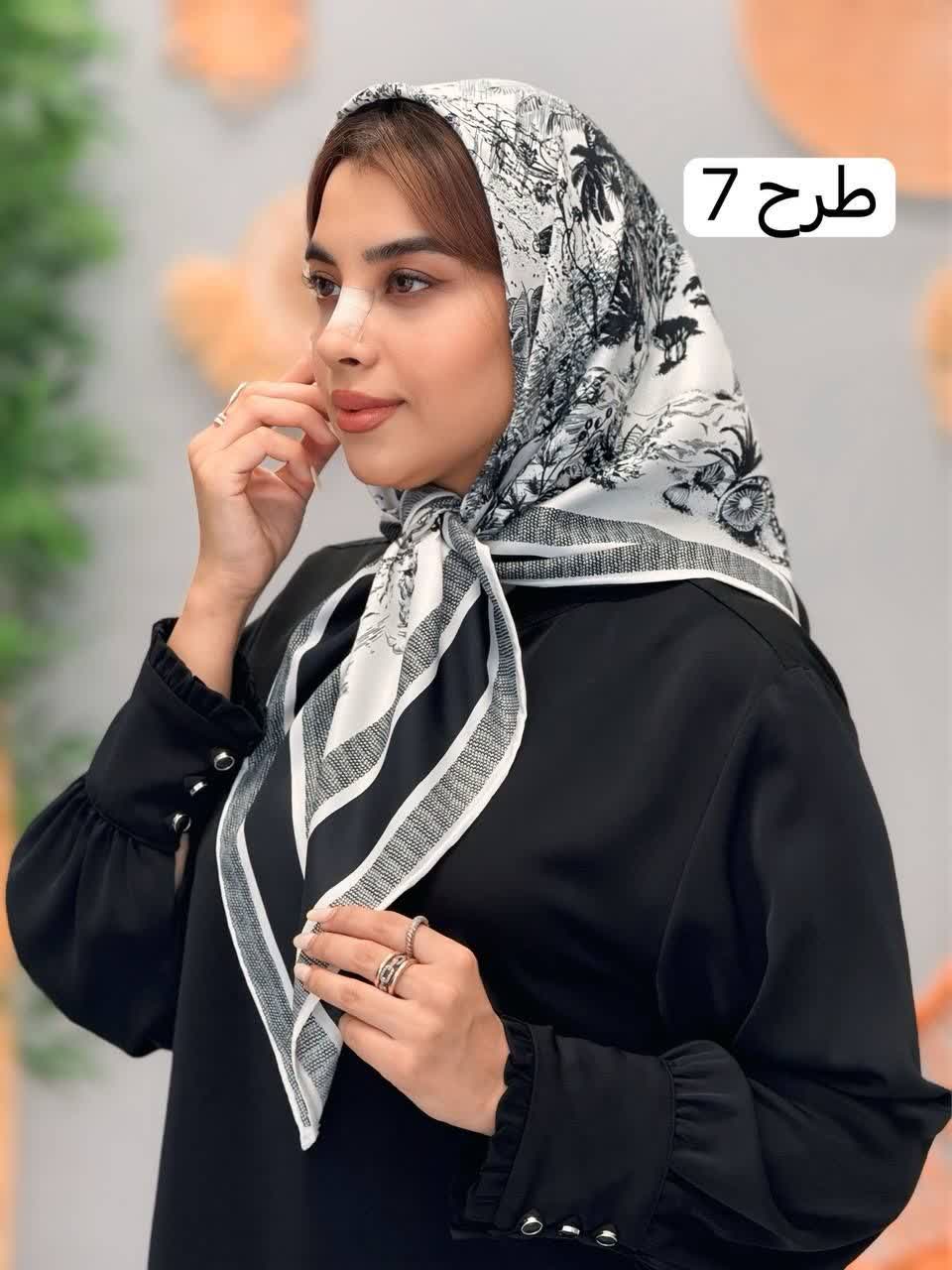 3265-روسری ابریشم وارداتی