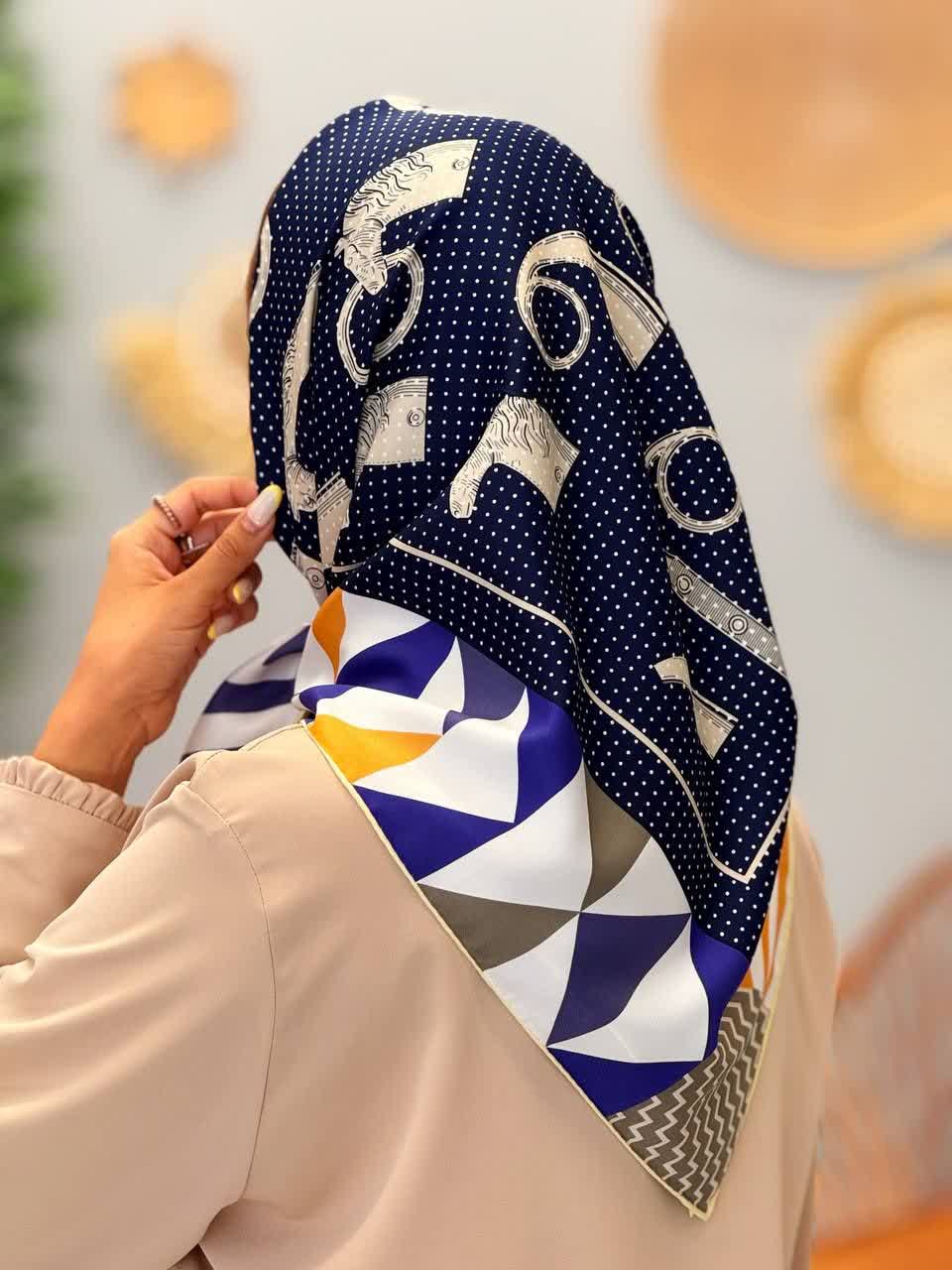 3265-روسری ابریشم وارداتی