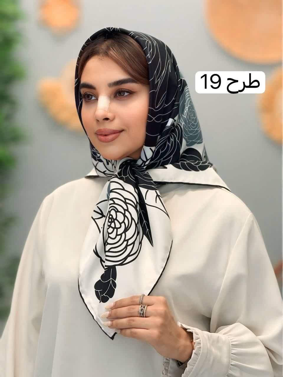 3265-روسری ابریشم وارداتی