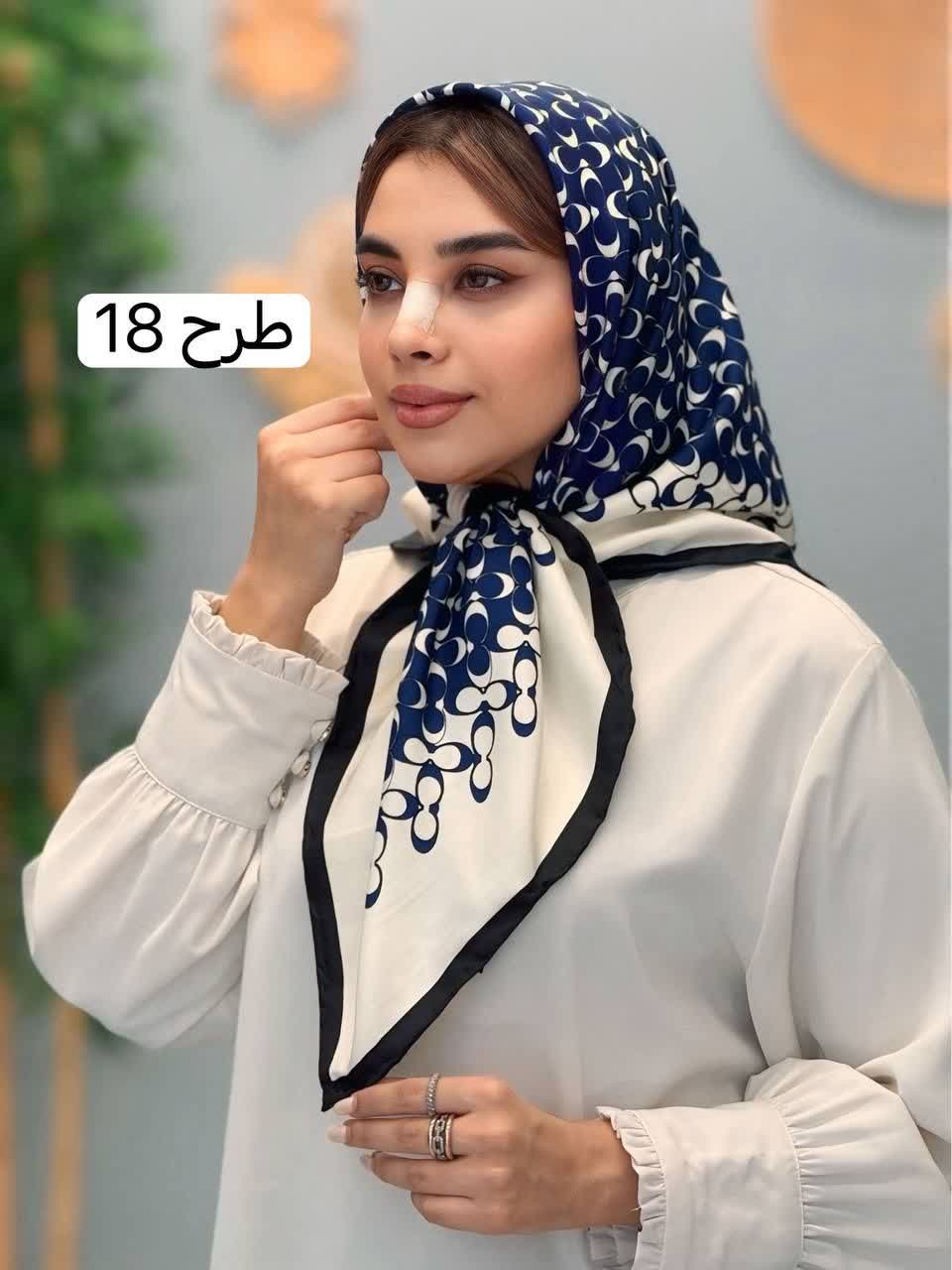 3265-روسری ابریشم وارداتی