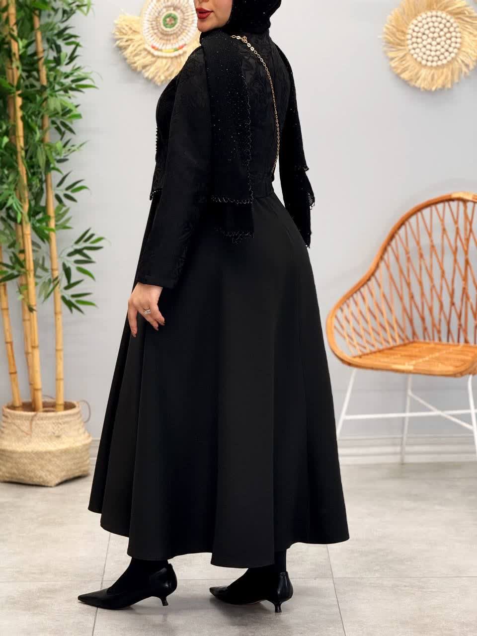 3266-کت و سارافون مزونی مروارید (ویژه محرم)