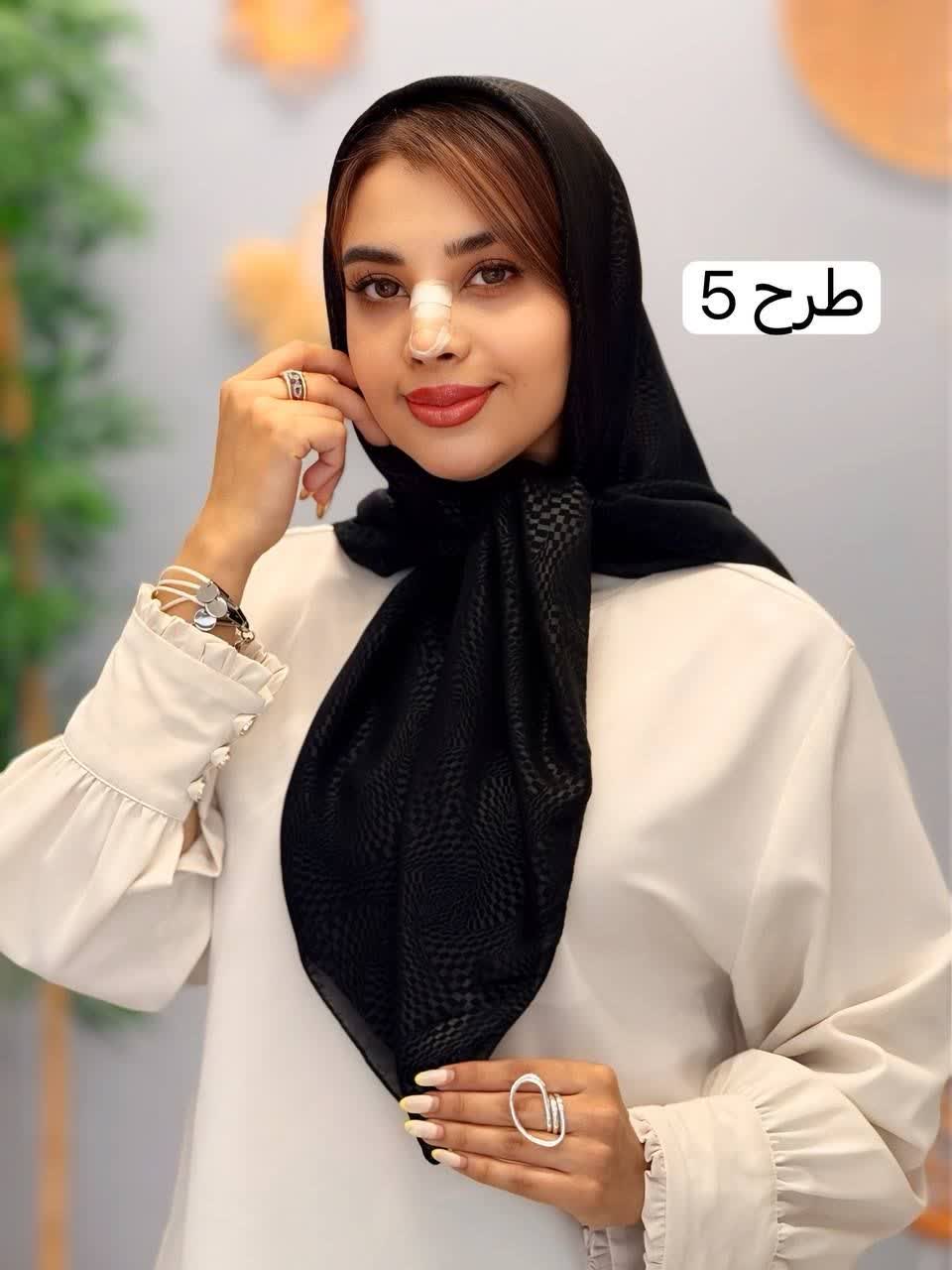 3272-روسری کرپ گلشید