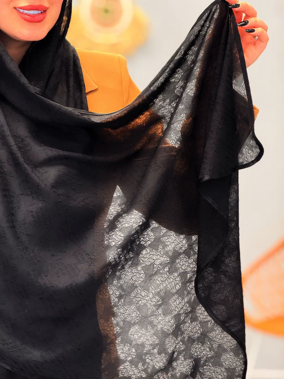 3275-شال حریر ریحان