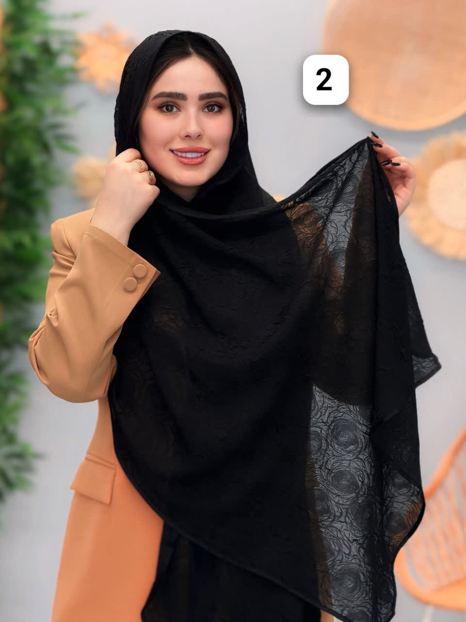 3275-شال حریر ریحان