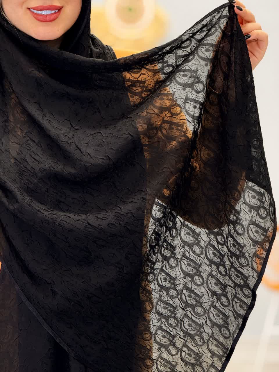 3275-شال حریر ریحان